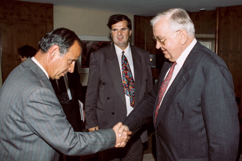 EP President - Egon KLEPSCH meets with guests