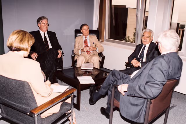 Fotografija 28: MEPs meet with representatives of the EU Presidency