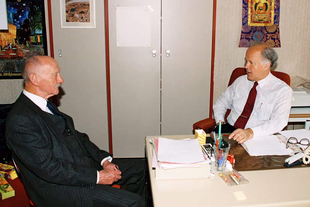 James MOORHOUSE in his office