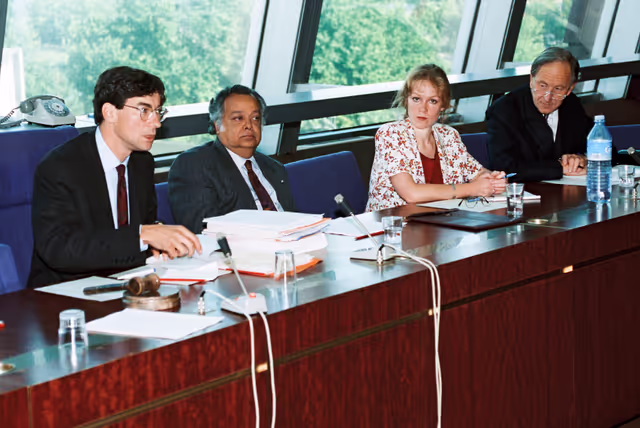 Fotografija 39: Meeting in the European Parliament at Strasbourg