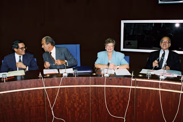 Fotografija 44: Meeting in the European Parliament at Strasbourg