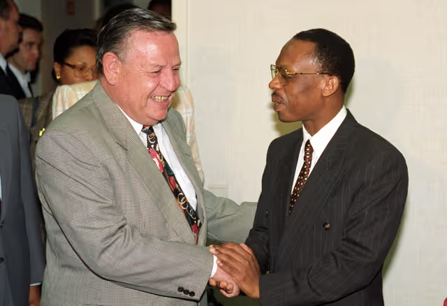 Billede 25: Visit of Haitian President Jean-Bertrand ARISTIDE to the EP in Strasbourg