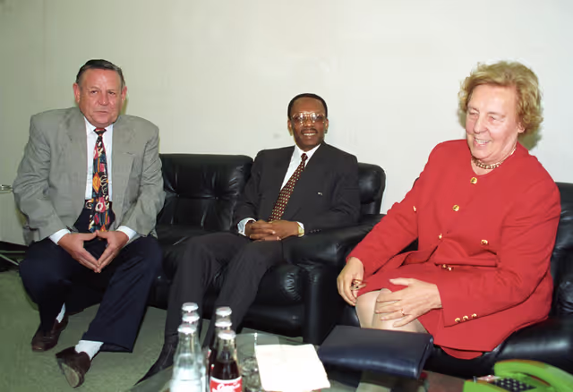 Billede 24: Visit of Haitian President Jean-Bertrand ARISTIDE to the EP in Strasbourg