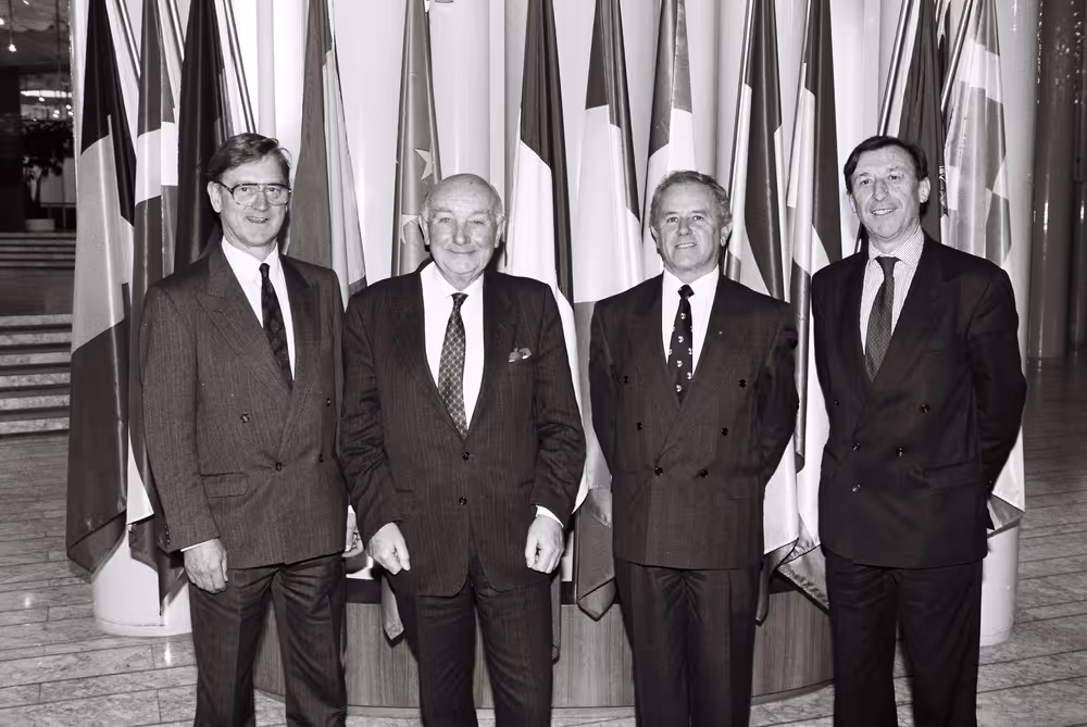 British MEPs with a guest