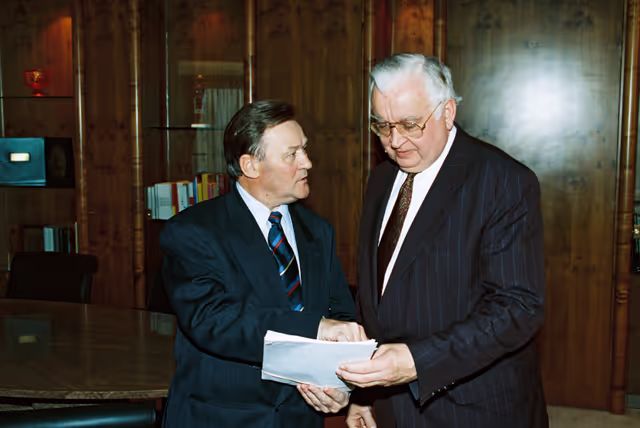 Foto 2: EP President meets with MEP David R. MORRIS