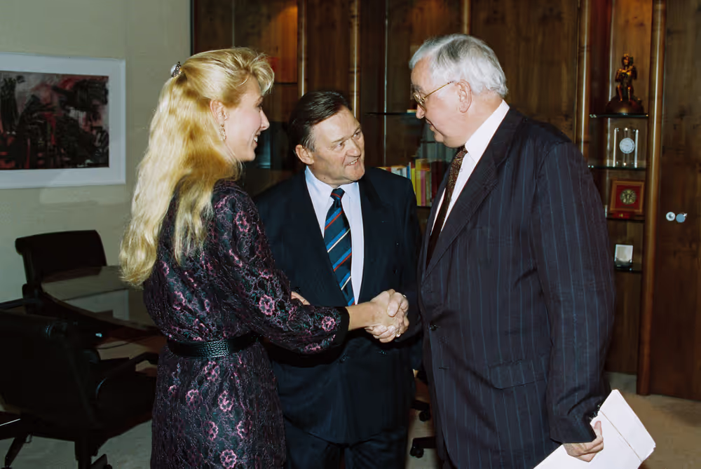 EP President meets with MEP David R. MORRIS