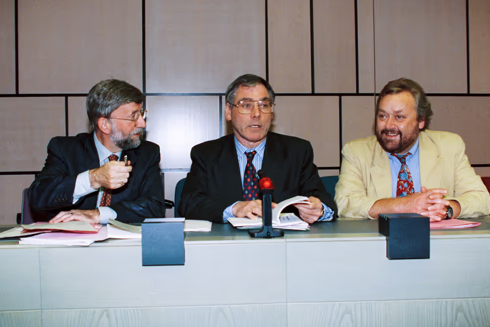 MEPs with visitors in Strasbourg