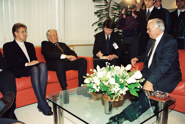 Official visit of Russian President Boris YELTSIN in Brussels