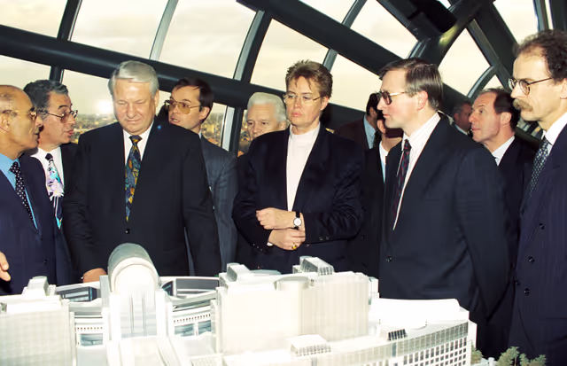 Official visit of Russian President Boris YELTSIN in Brussels