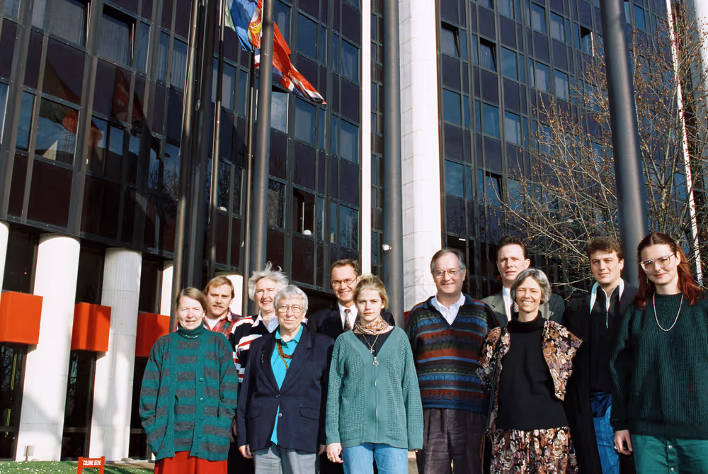 Danish MEPs with guests in Strasbourg