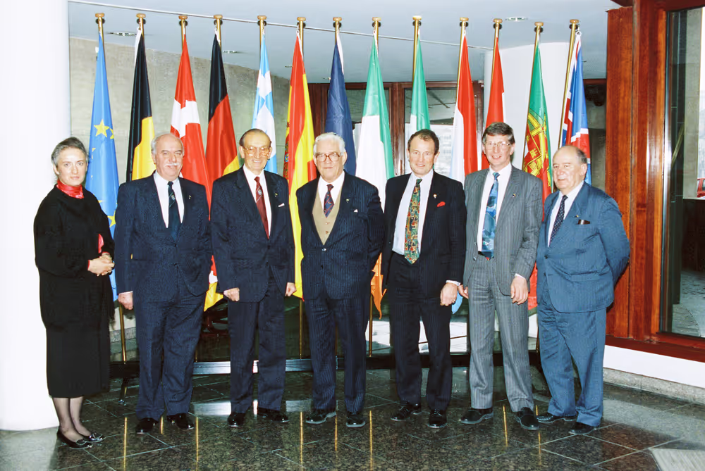 MEP Madron Richard SELIGMAN with guests in Brussels