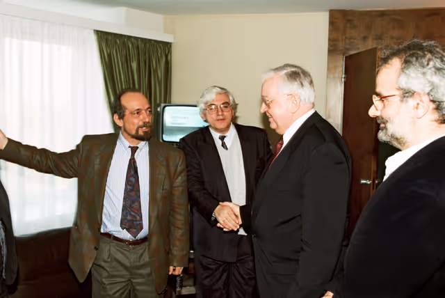 Nuotrauka 2: Egon KLEPSCH - EP President meets with Greek MEPs in Strasbourg