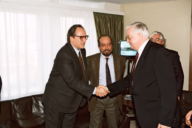 Nuotrauka 3: Egon KLEPSCH - EP President meets with Greek MEPs in Strasbourg