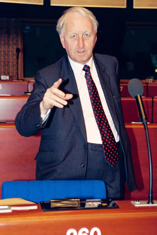 Portrait of Thomas MEGAHY at the EP in Strasbourg