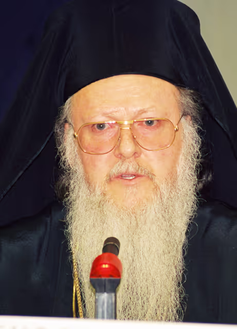 Fotogrāfija 41: Press Conference of the Orthodox Ecumenical Patriarch of Constantinople.