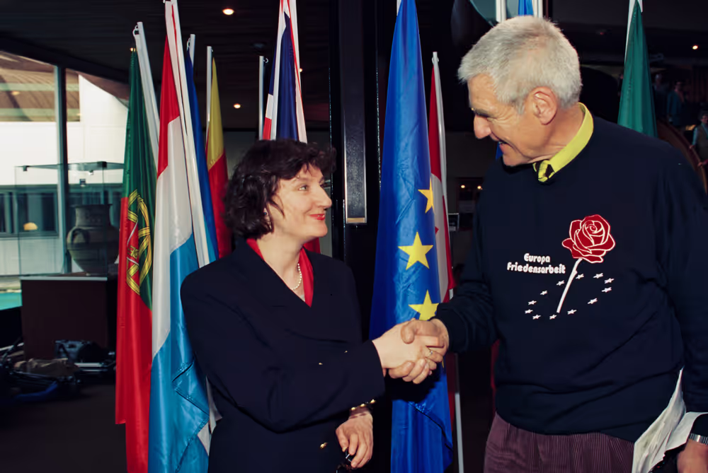 Arlene McCARTHY meets with Dieter ROGALLA