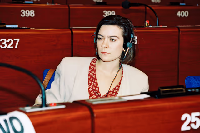 Photo 12: MEP Eluned MORGAN at the European Parliament in Strasbourg