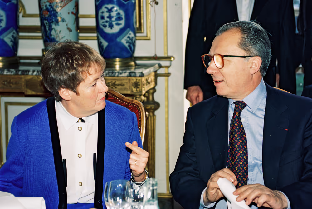 Hommage to outgoing EC President Jacques DELORS - Official dinner at the Rohan Palace in Strasbourg