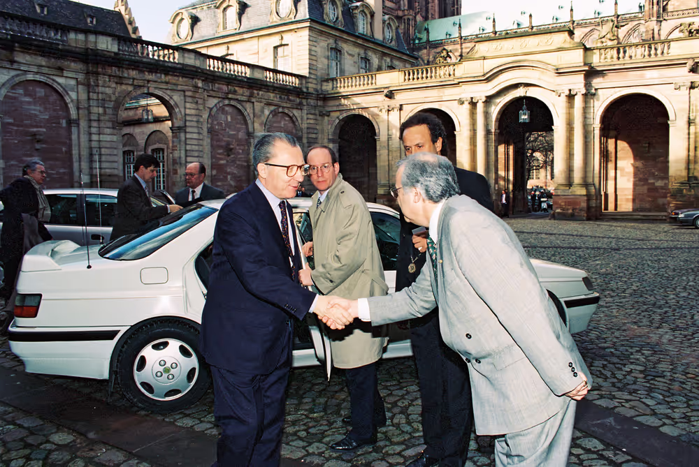 Hommage to outgoing EC President Jacques DELORS - Official dinner at the Rohan Palace in Strasbourg