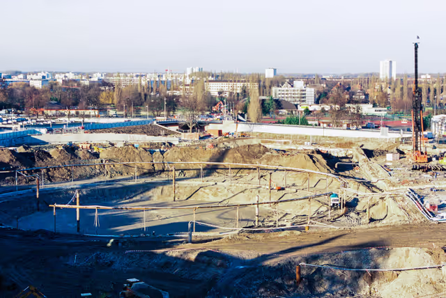 Fotografija 5: Construction site of the LOW building in Strasbourg