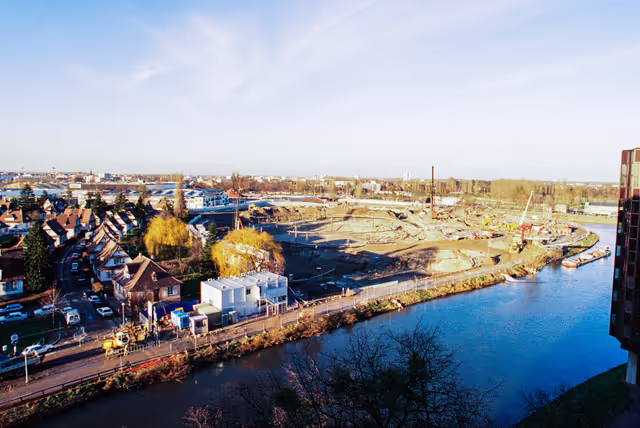 Fotografija 1: Construction site of the LOW building in Strasbourg
