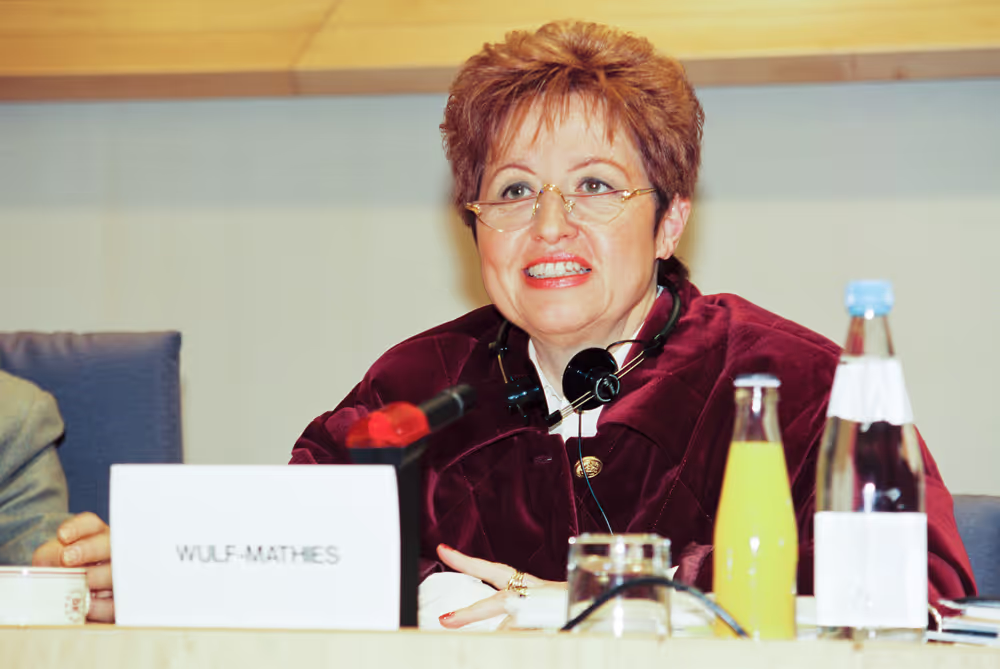 Hearing of Monika WULF-MATHIES (Germany), Commisioner designate for Regional Policy