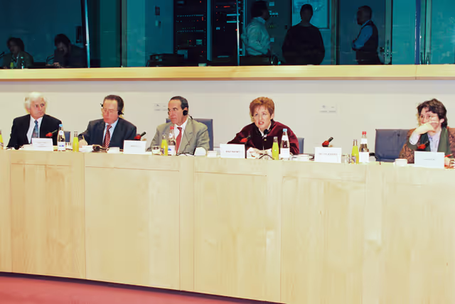 Foto 3: Hearing of Monika WULF-MATHIES (Germany), Commisioner designate for Regional Policy
