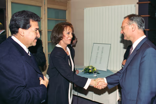 Billede 3: Dinner at the EP in Brussels on the occasion of the visit of the President of Guatemala.