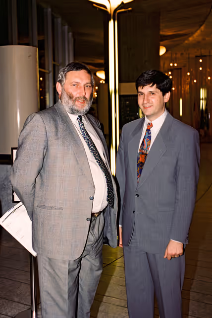 Suriet 7: Portrait of MEP Michael SPINDELEGGER meeting with European Commissioner in charge of agriculture and rural development