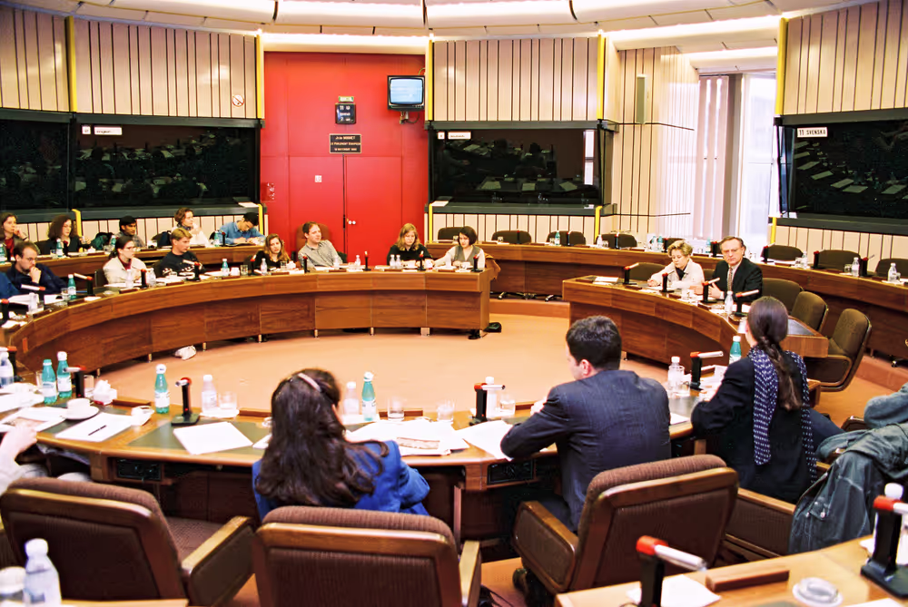 Klaus HANSCH - EP President meets with young people