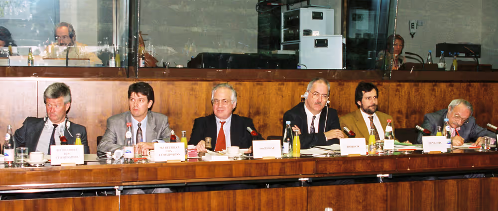 ECON committee meeting at the EP in Strasbourg