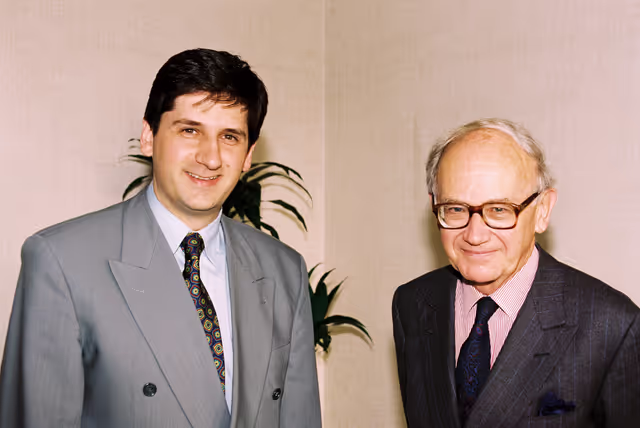 Suriet 2: MEP Michael SPINDELEGGER meets with the president of the European Monetary Institute