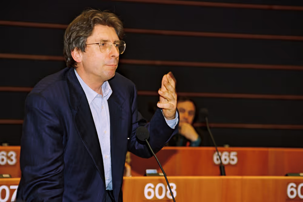 MEP Alexander LANGER during the plenary session at the European Parliament in Brussels.