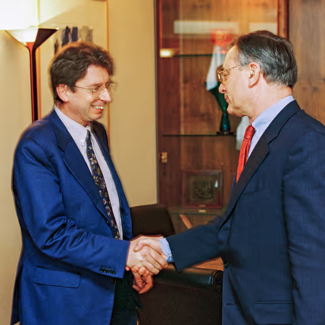 Foto 4: EP President meets with MEP Alexander LANGER