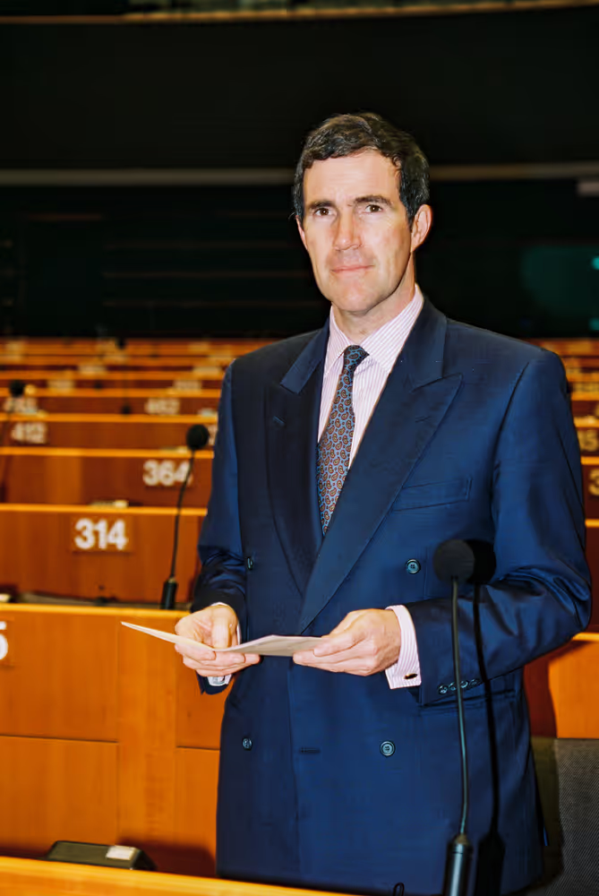 MEP Brendan Patrick DONNELLY takes part in a plenary session in Brussels