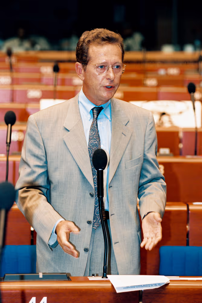 Speech of Dominique BAUDIS during Plenary session in Strasbourg