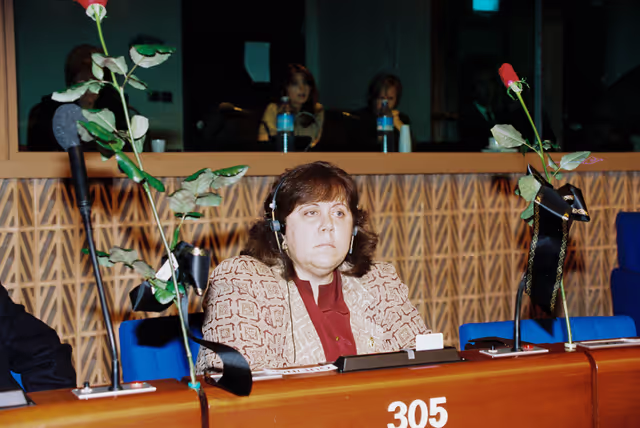 Plenary session in Strasbourg - Hommage to defunct Israeli Prime Minister Yitzhak RABIN