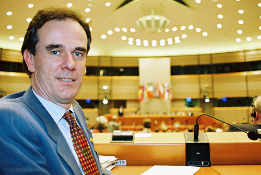 MEP Robin TEVERSON atends a plenary session in Brussels