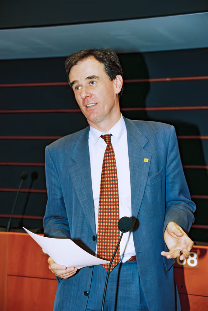 MEP Robin TEVERSON atends a plenary session in Brussels