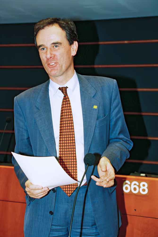 MEP Robin TEVERSON atends a plenary session in Brussels