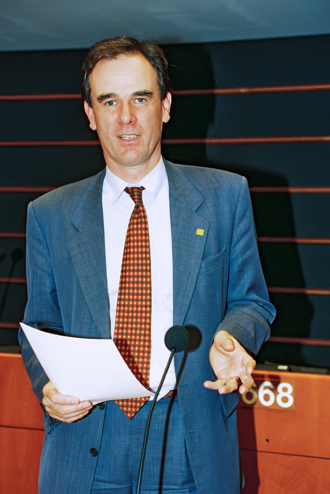 MEP Robin TEVERSON atends a plenary session in Brussels