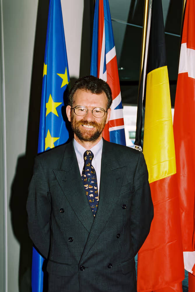 Portrait of MEP Tony CUNNINGHAM in Brussels