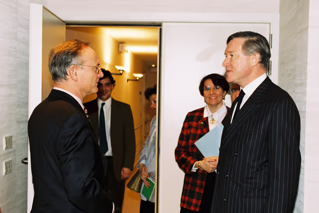 Billede 6: Meeting with Klaus HANSCH - EP President