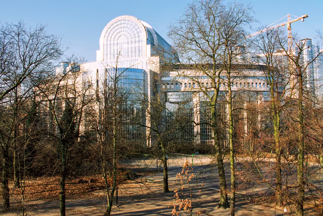 Fotografija 4: EP - Paul-Henri Spaak building, which houses the debating chamber