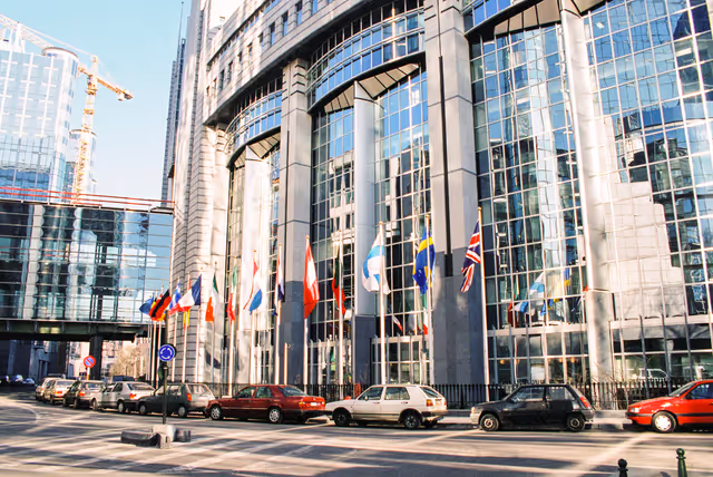 Fotografija 5: EP - Paul-Henri Spaak building, which houses the debating chamber