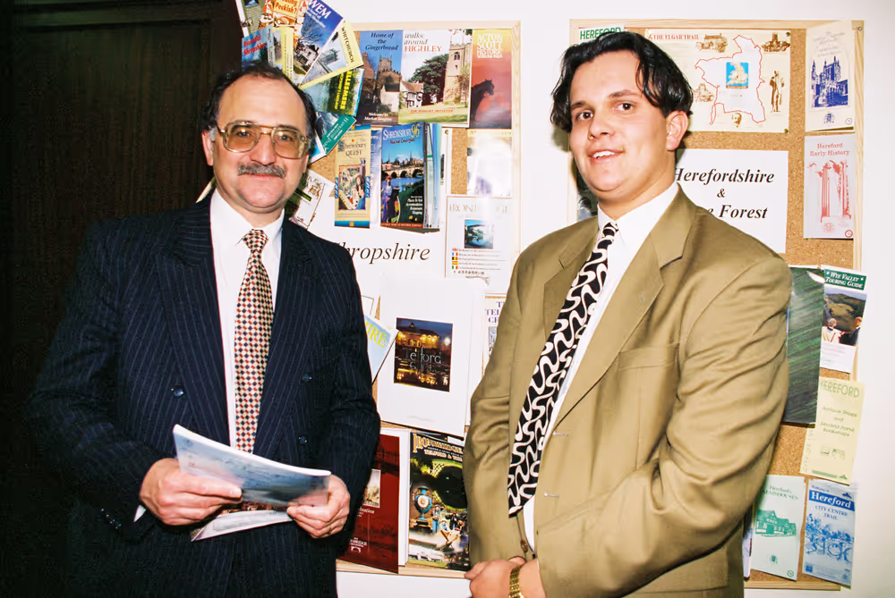 MEP David John Alfred HALLAM promotes the Herefordshire, the Wyre Forest and Shropshire