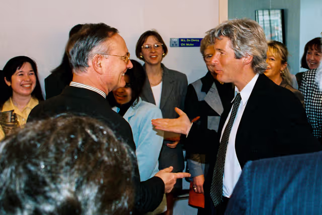 Nuotrauka 18: Klaus HANSCH EP President meets with Richard GERE