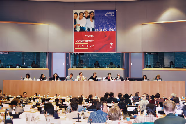 Fotografia 12: Youth conference in Brussels