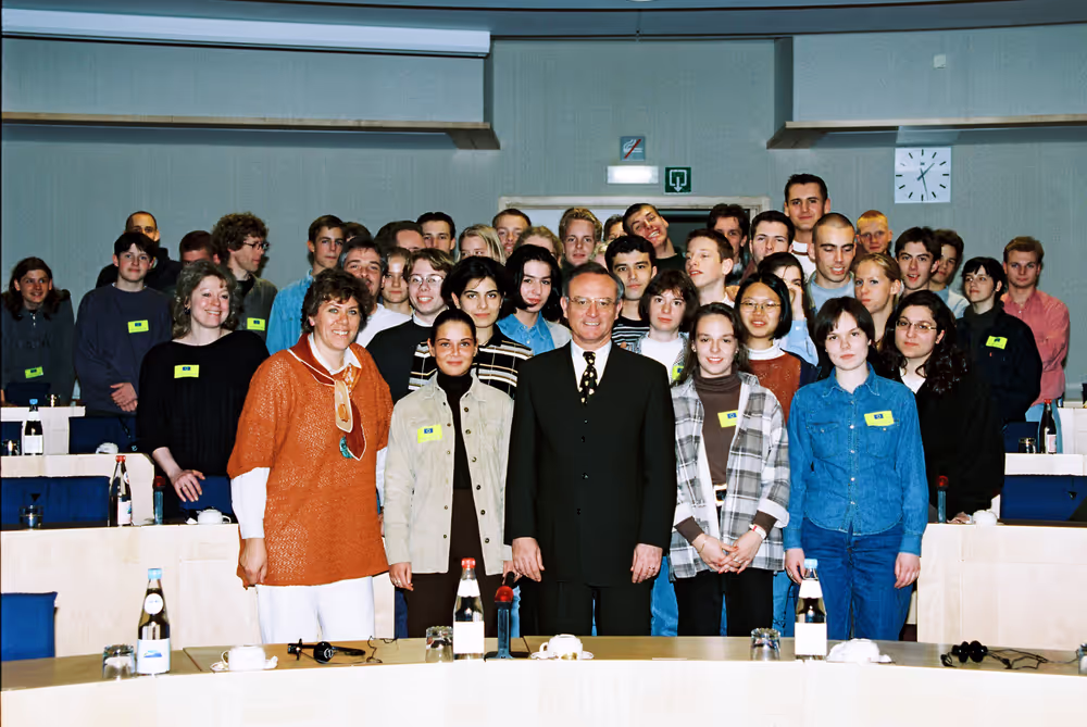 EP President with a group of German guests in Brussels