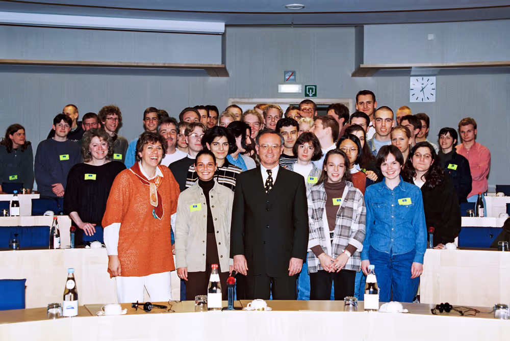 EP President with a group of German guests in Brussels